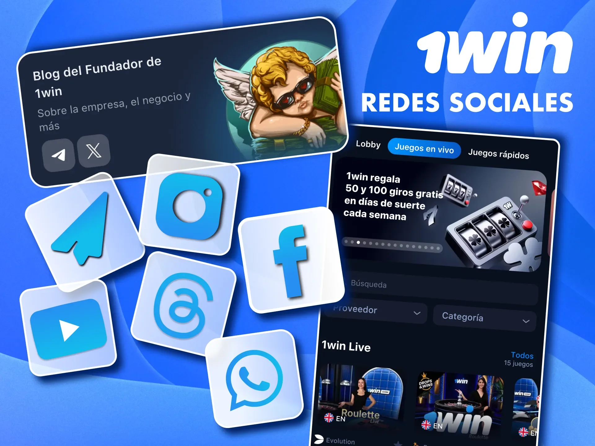 1win maintains an active presence on X, Facebook, Instagram, Telegram, YouTube, WhatsApp, and Threads.