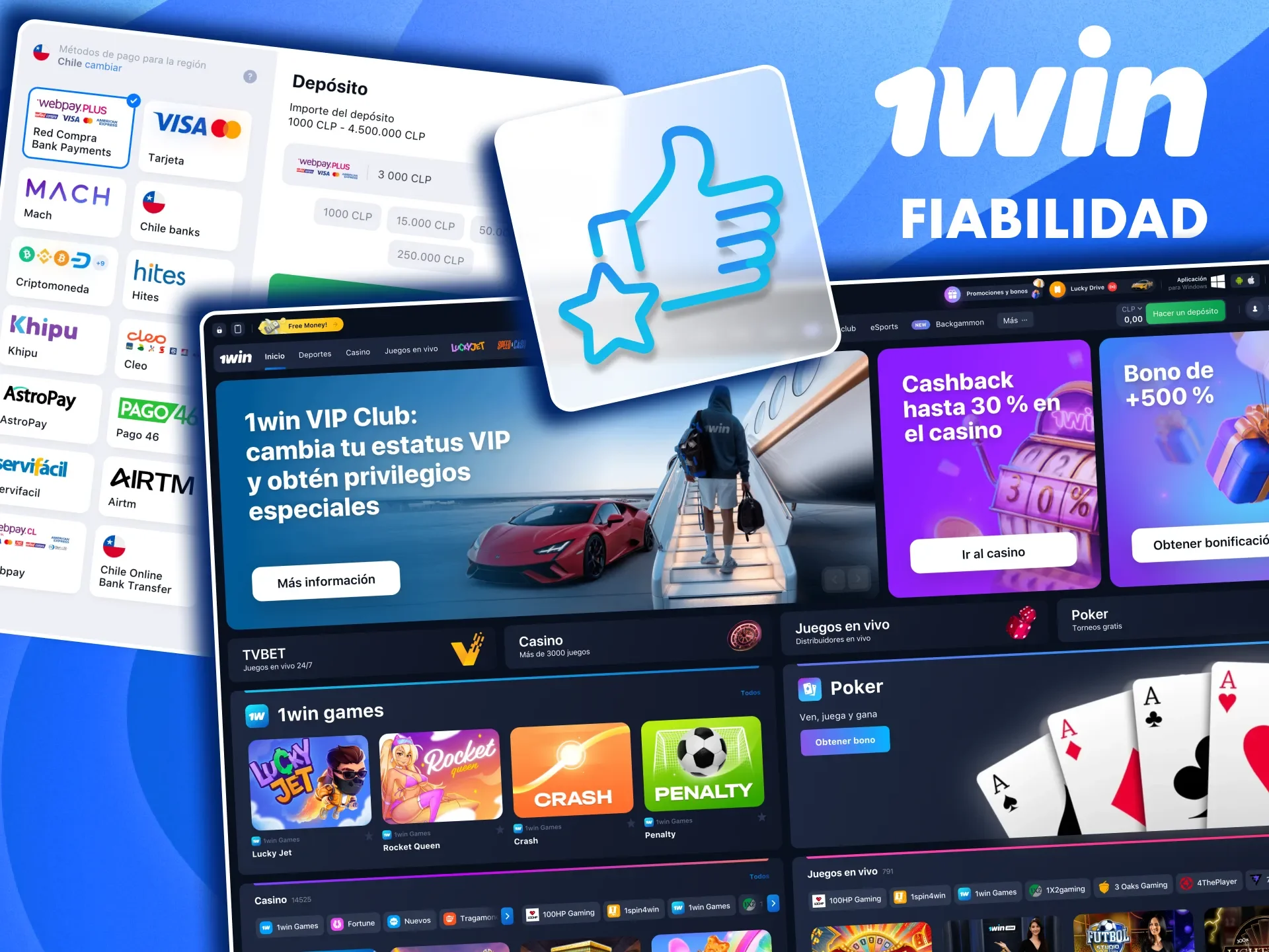 1win's reputation is based on automated processes and independent audits.