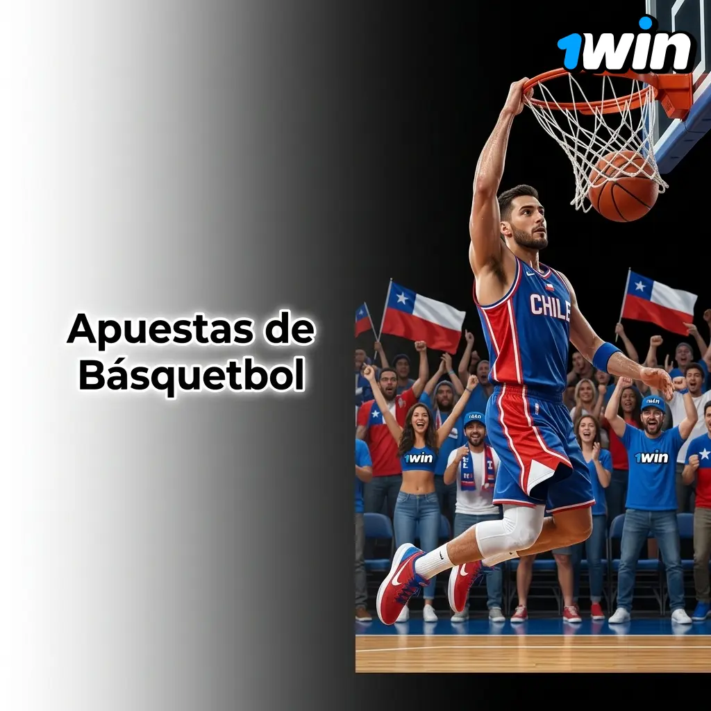 Basketball betting at 1win: NBA, Euroleague, FIBA ​​and Chilean National League with a variety of markets.