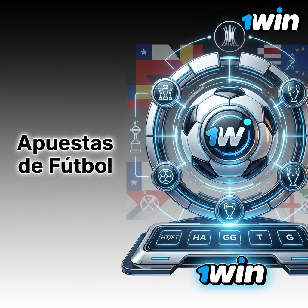 Football betting at 1win: Chilean First Division, Copa Libertadores and Champions League with multiple markets.