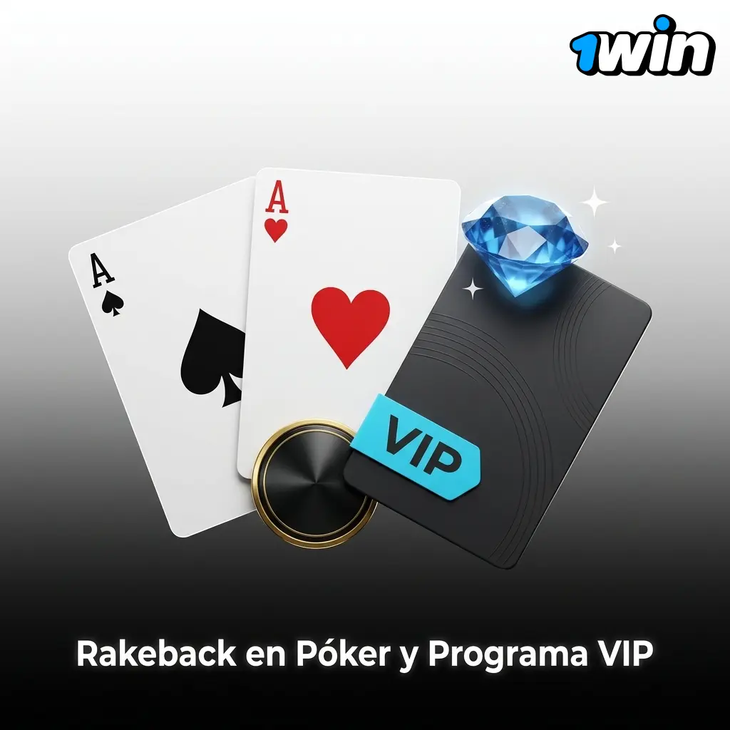 Poker player receiving automatic weekly rakeback based on VIP level at 1win Poker cash tables.